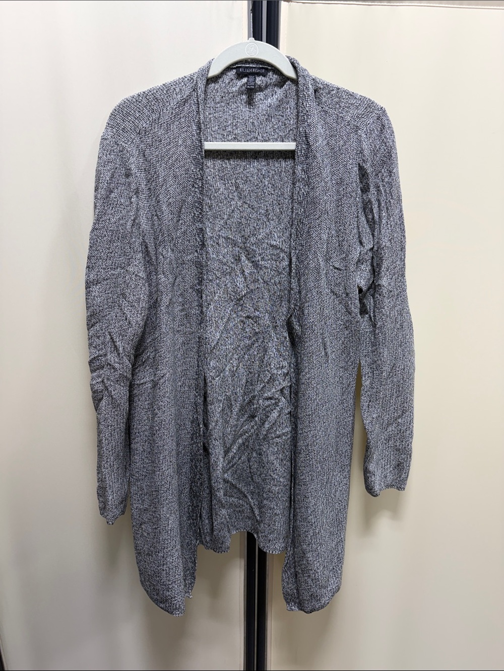 Madison & Berkeley Charcoal Marled Open Cardigan